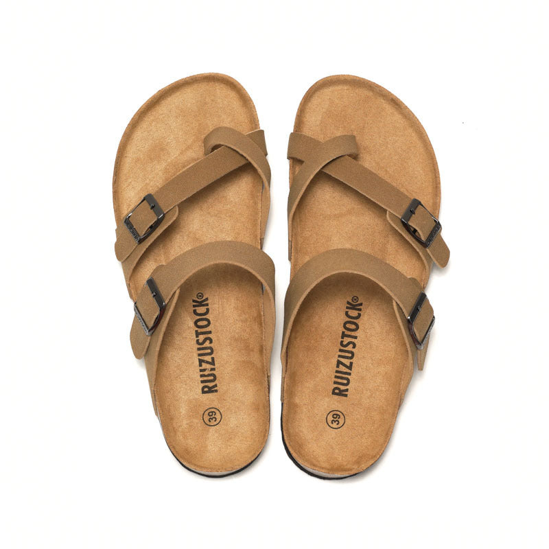 Natural Cork Footbed Sandals