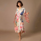 Peacock Print Bikini Cover-up