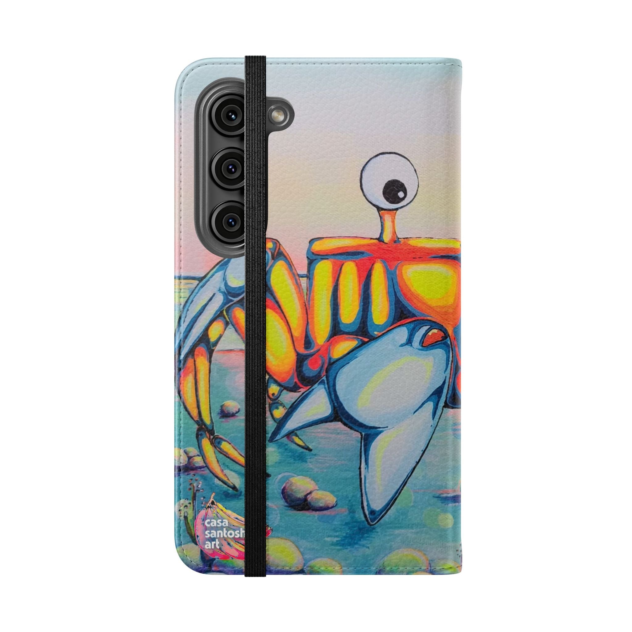 Cyclops Crab Flip Phone Case – Wallet Cover with Card Slots
