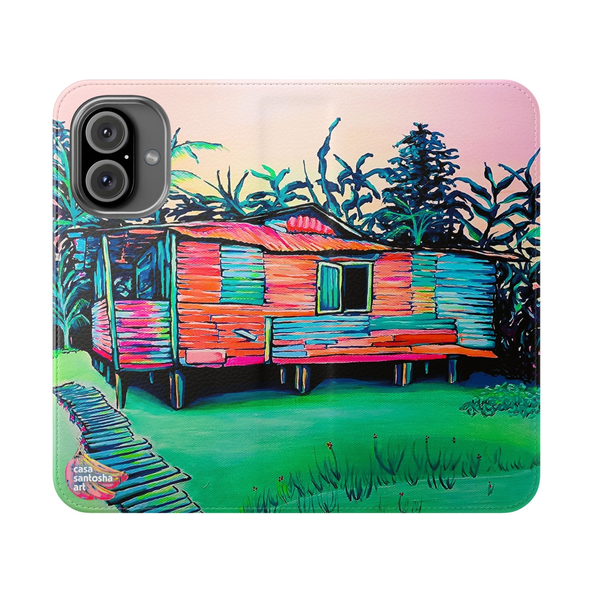 Luis Russell House Bocas Flip Phone Case – Wallet Cover with Card Slots