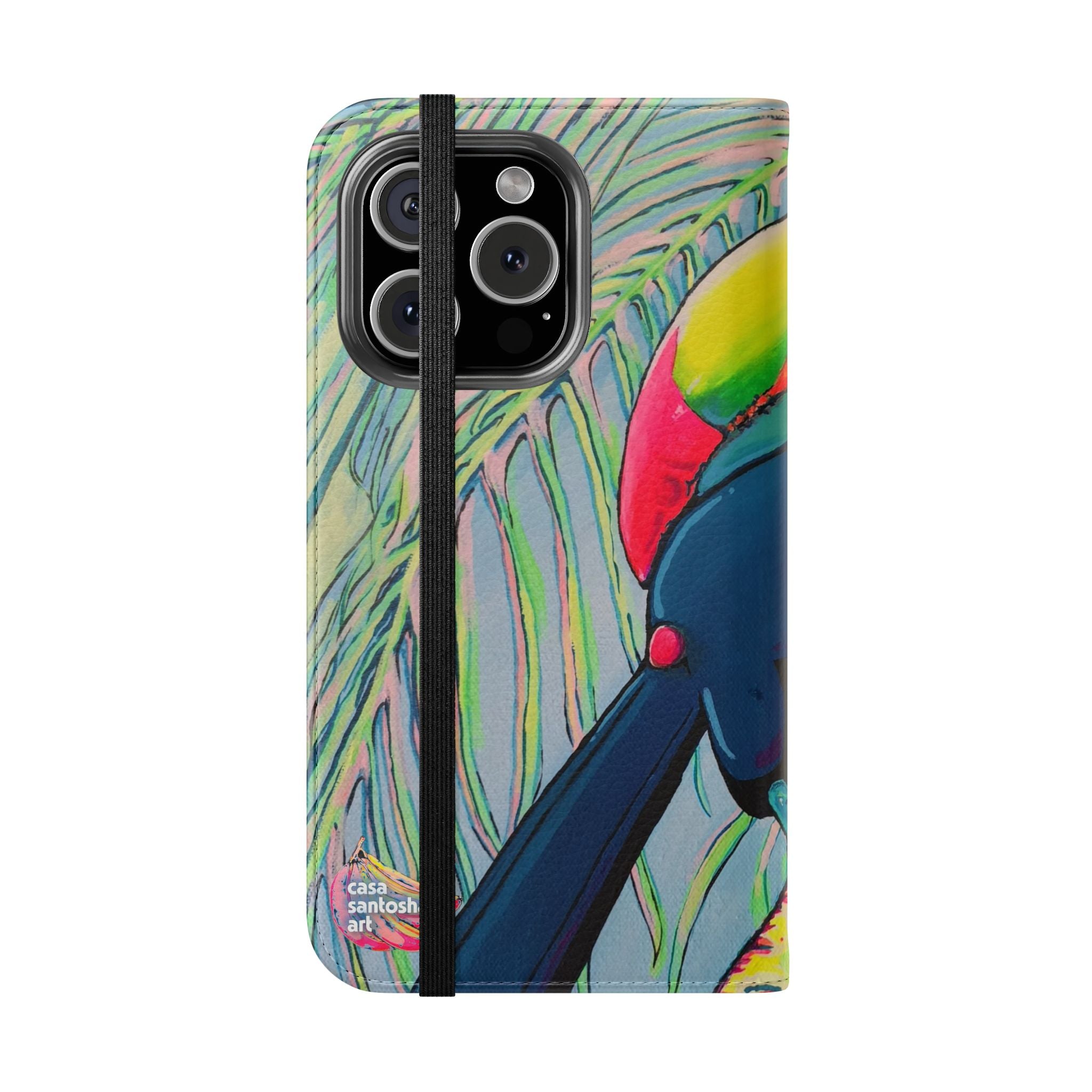 Cyclops Toucan Flip Phone Case – Wallet Cover with Card Slots