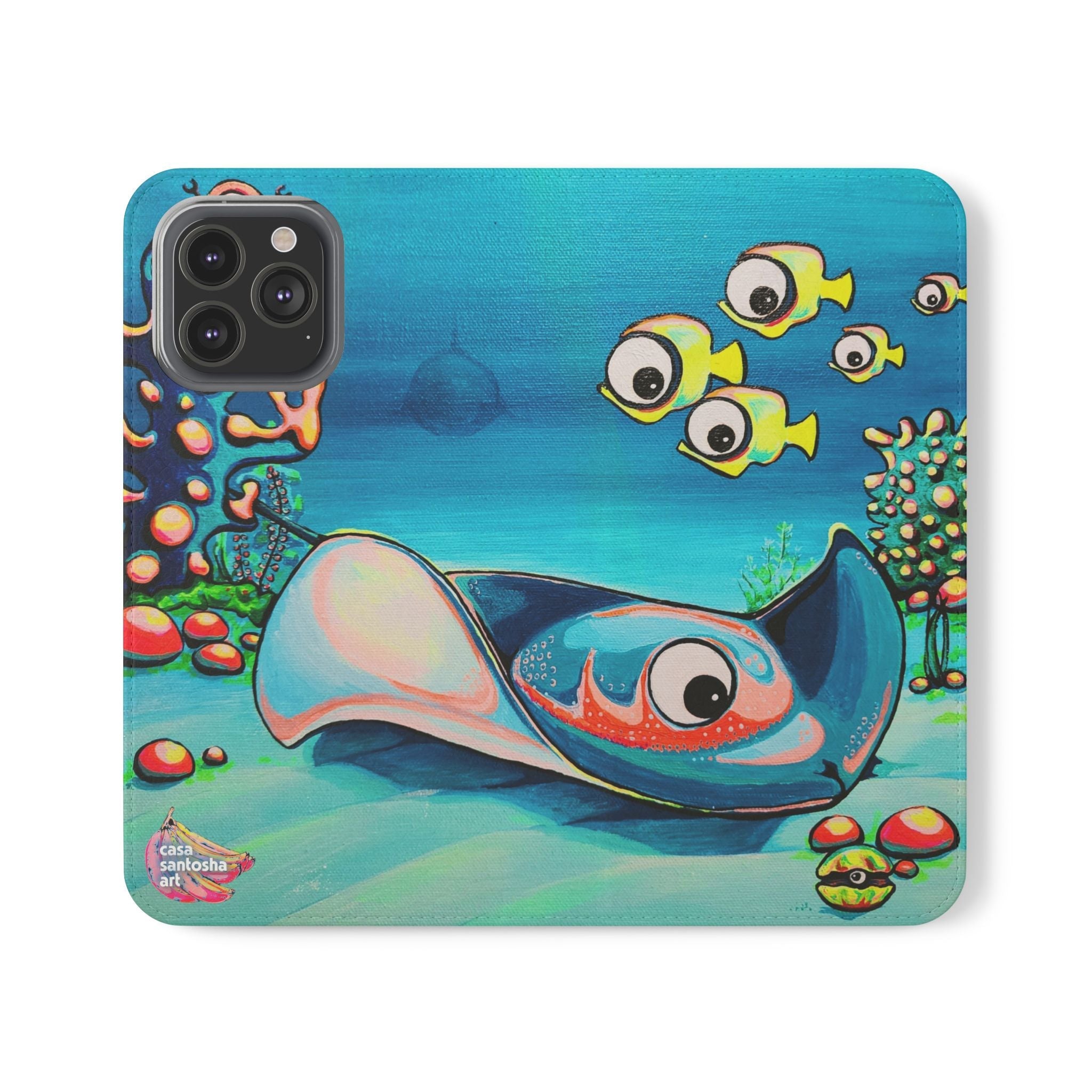 Cyclops Stingray Flip Phone Case – Wallet Cover with Card Slots