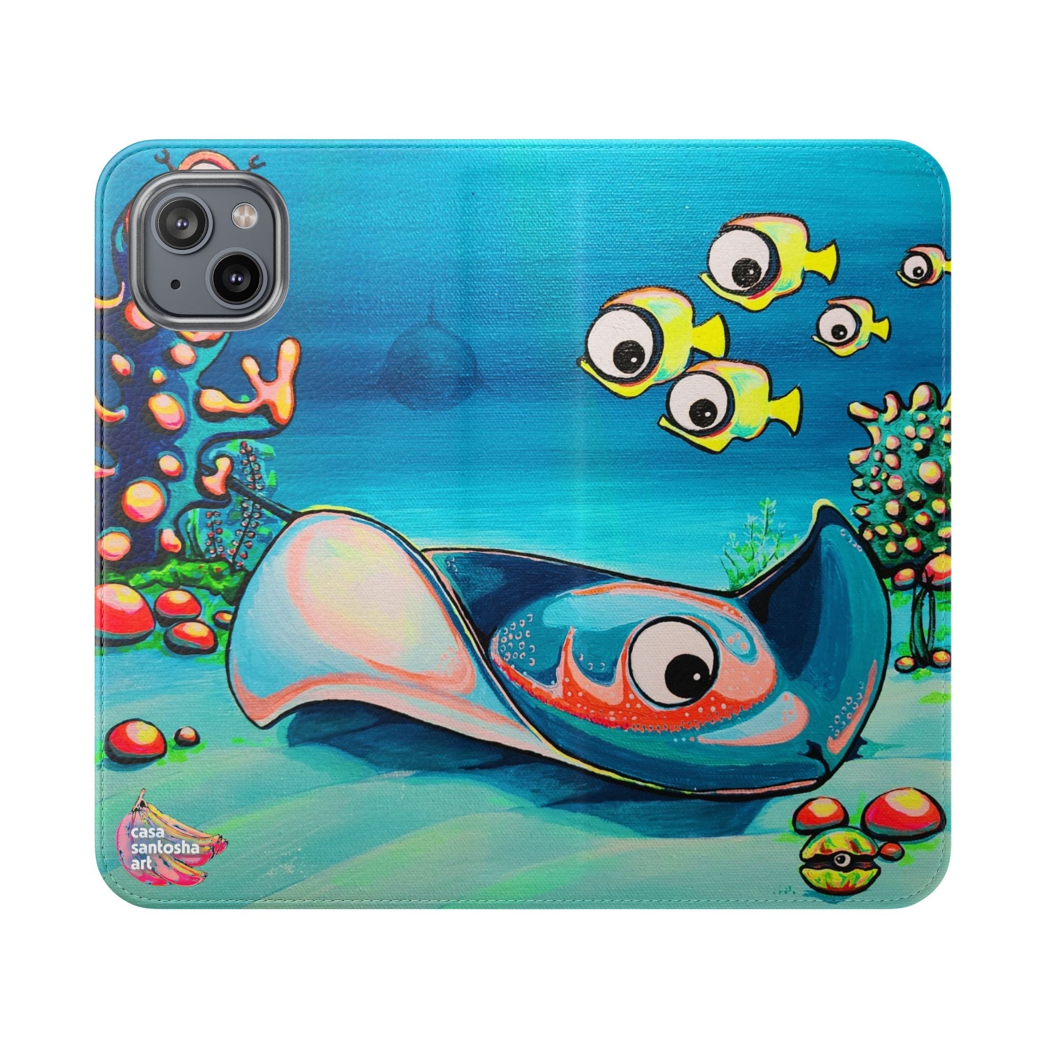 Cyclops Stingray Flip Phone Case – Wallet Cover with Card Slots