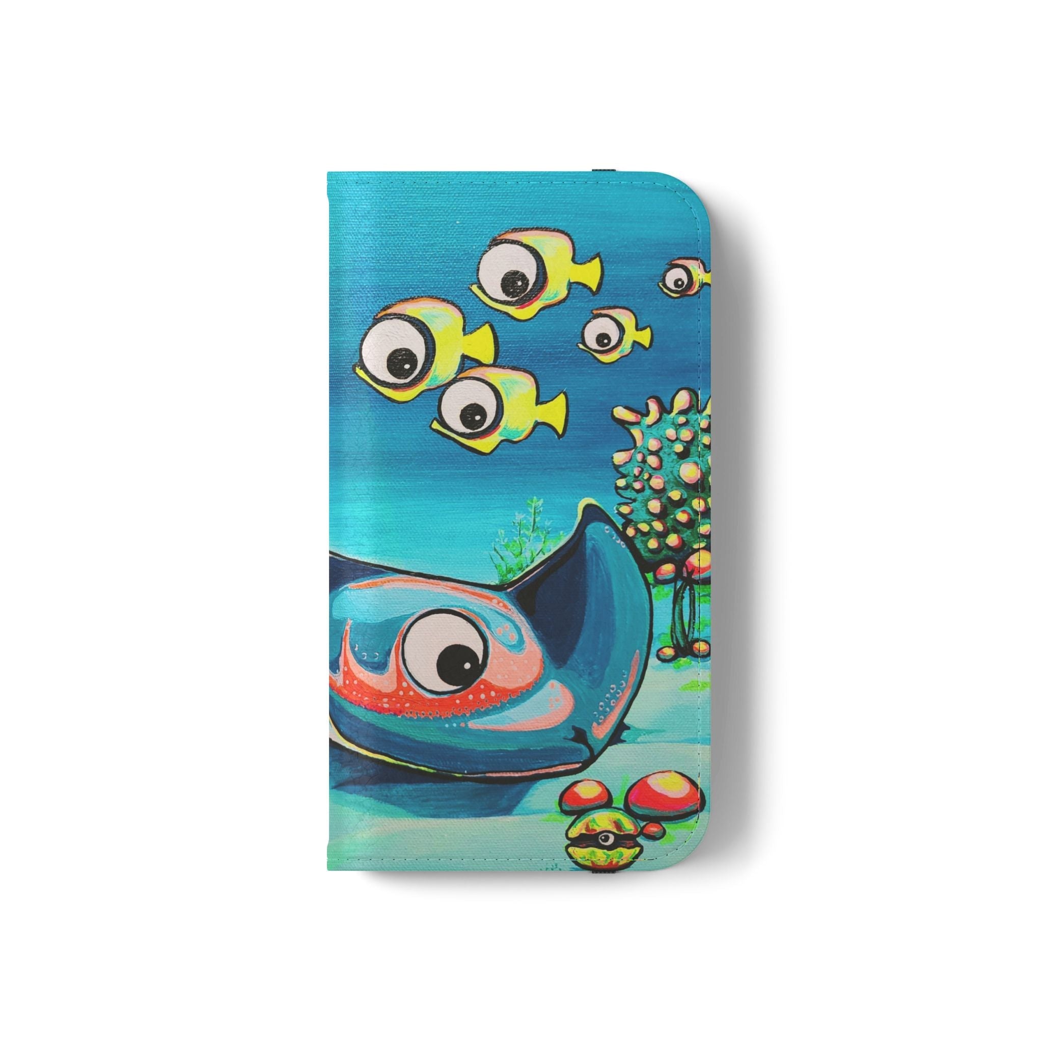 Cyclops Stingray Flip Phone Case – Wallet Cover with Card Slots