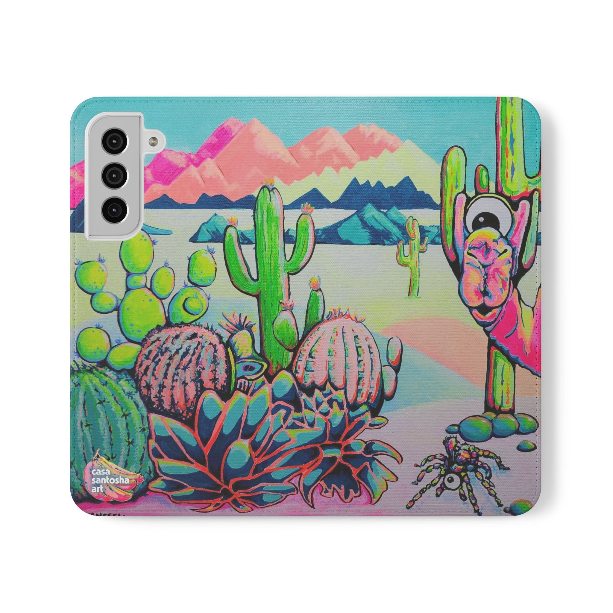 Cyclops Camel Flip Phone Case – Wallet Cover with Card Slots