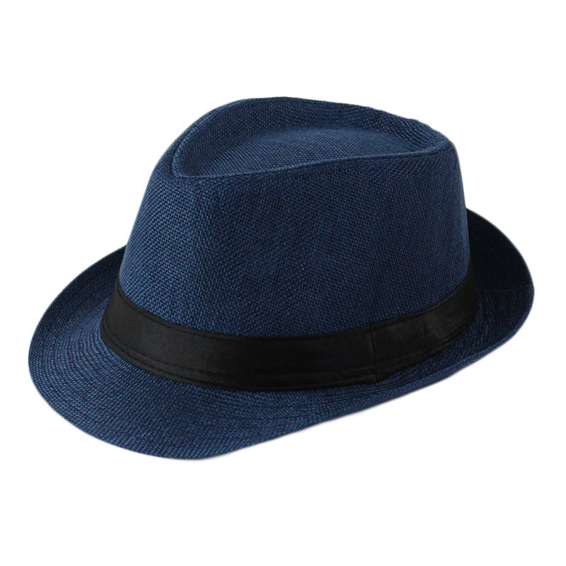 Summer Jazz Linen Straw Hat