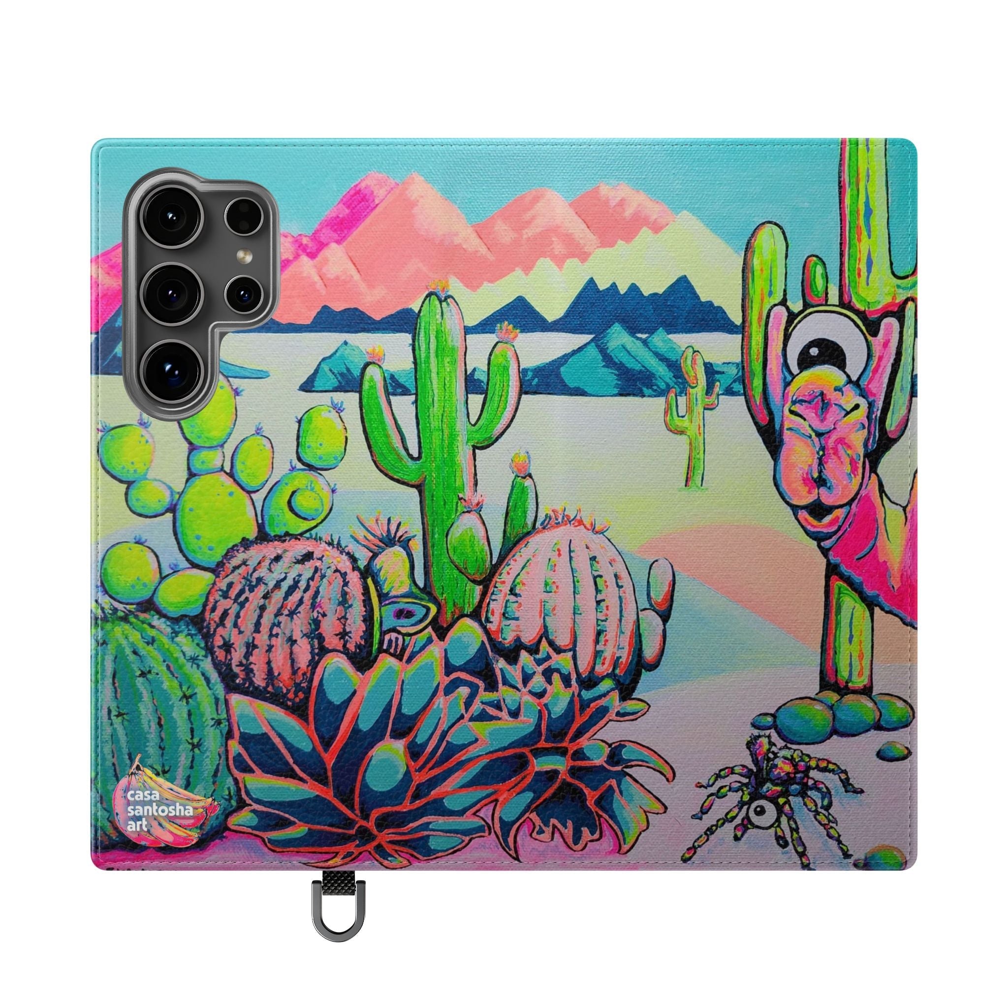 Cyclops Camel Flip Phone Case – Wallet Cover with Card Slots