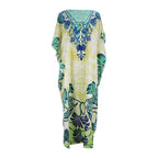 Flower Printed Vacation Bikini Cover Up