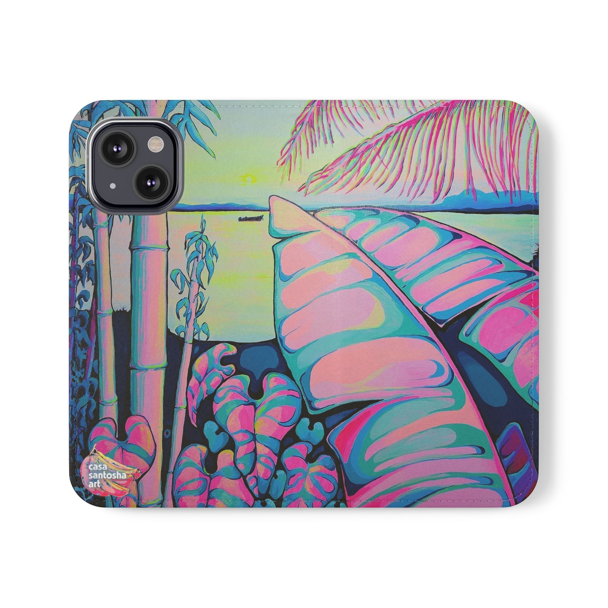 Serenity Bocas Flip Phone Case – Wallet Cover with Card Slots