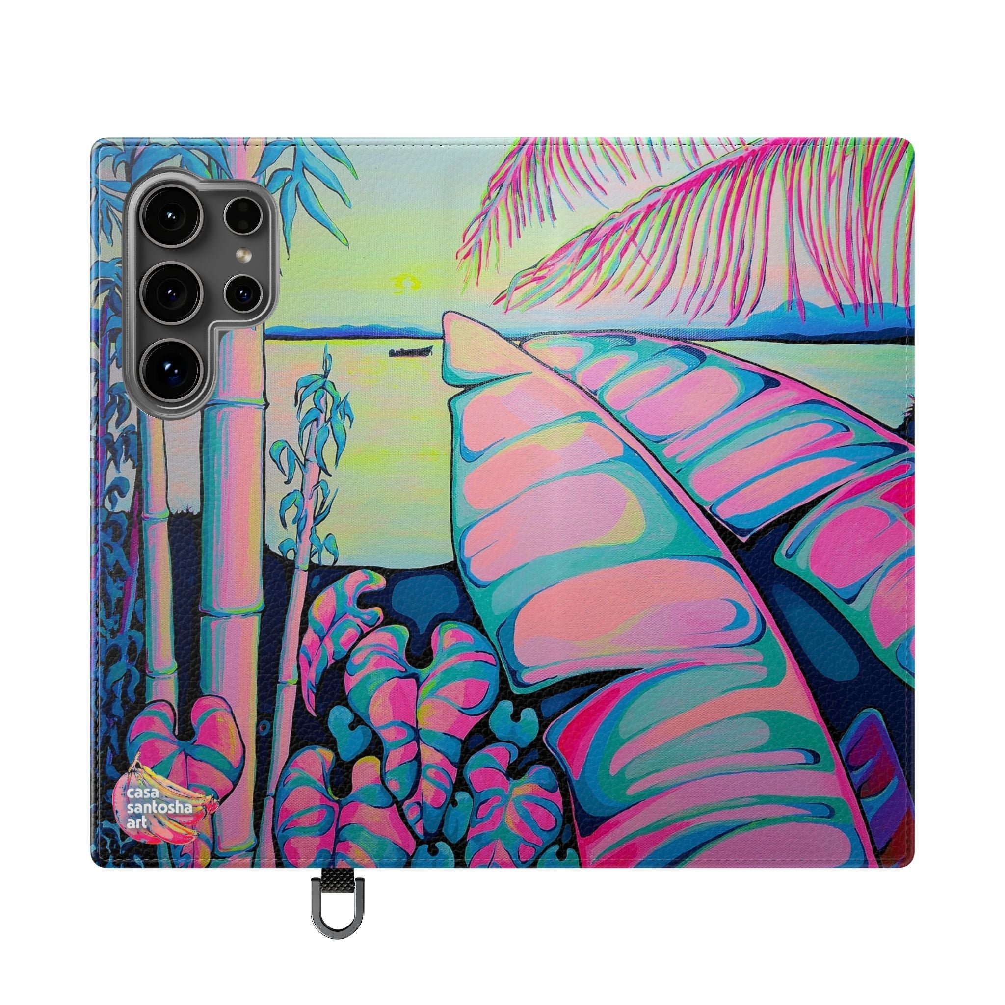 Serenity Bocas Flip Phone Case – Wallet Cover with Card Slots