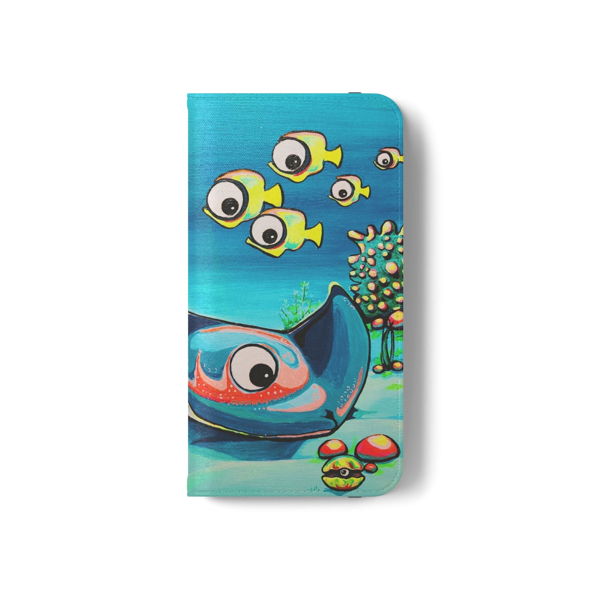 Cyclops Stingray Flip Phone Case – Wallet Cover with Card Slots