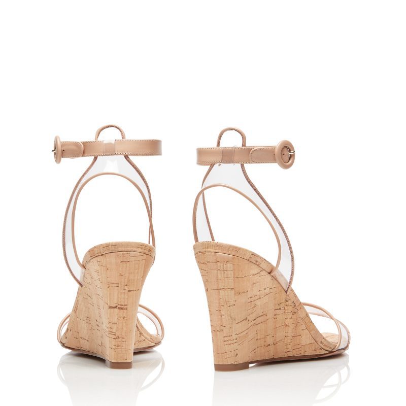 Clear and Wood Grain Wedges