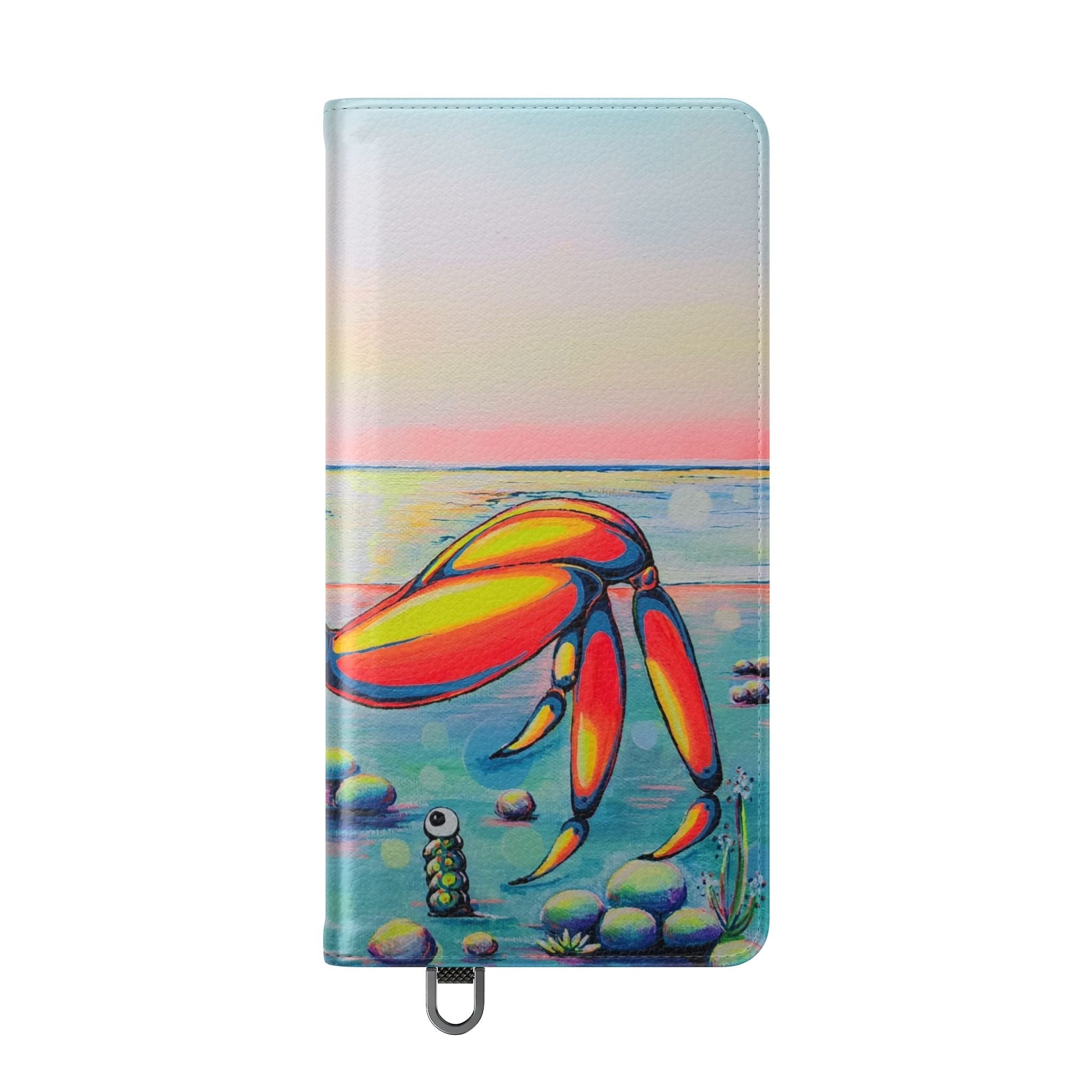 Cyclops Crab Flip Phone Case – Wallet Cover with Card Slots
