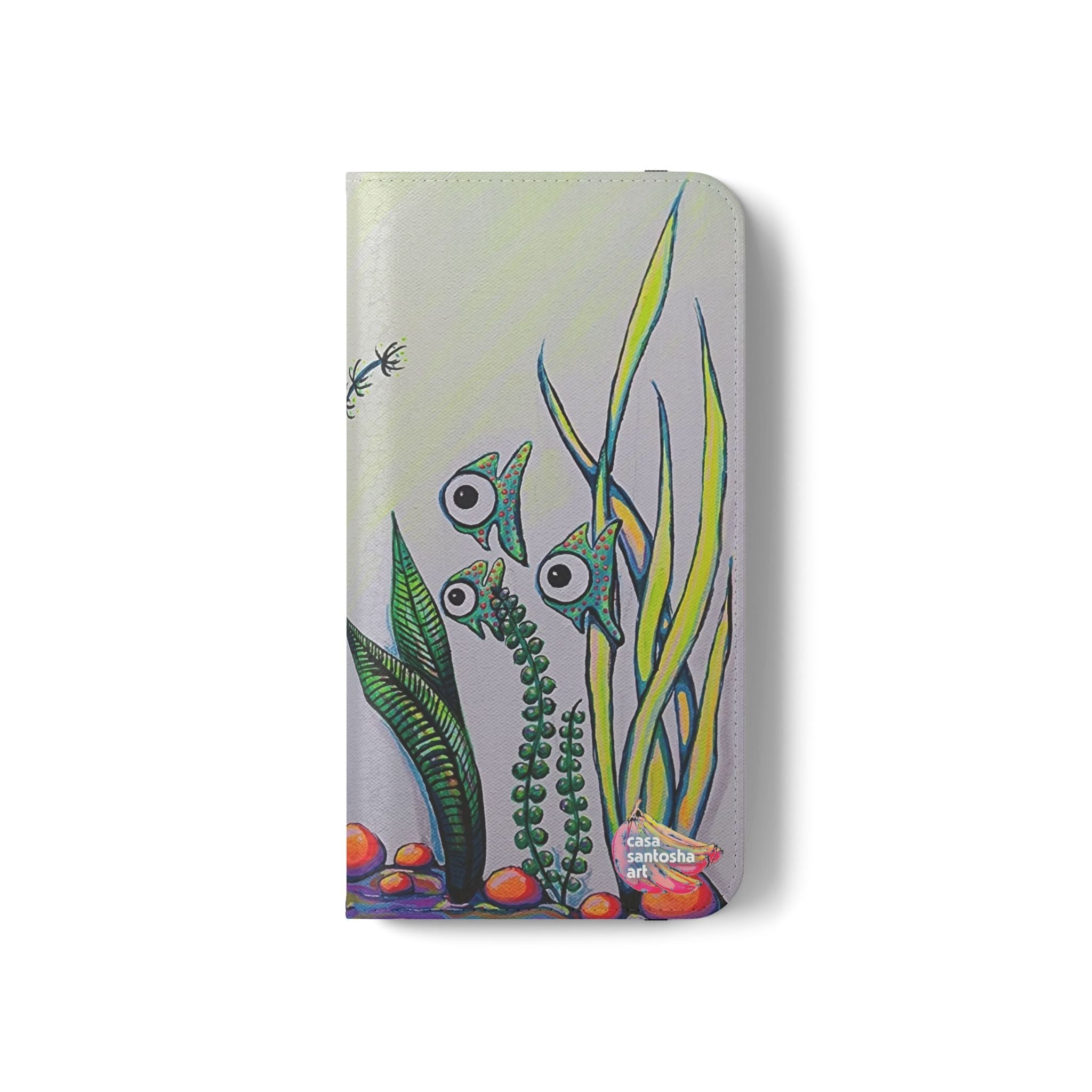 Cyclops Clam Flip Phone Case – Wallet Cover with Card Slots