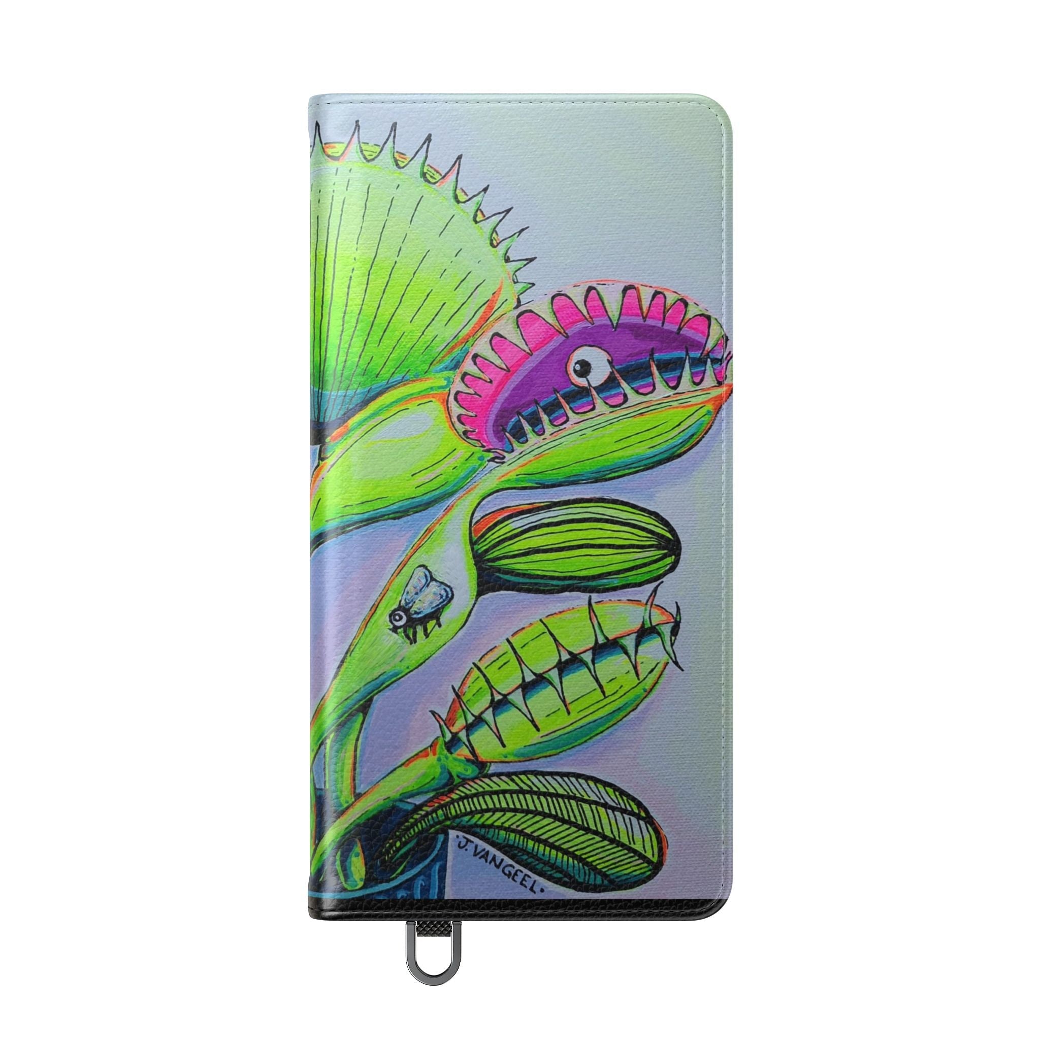 Cyclops Venus Fly Trap Flip Phone Case – Wallet Cover with Card Slots