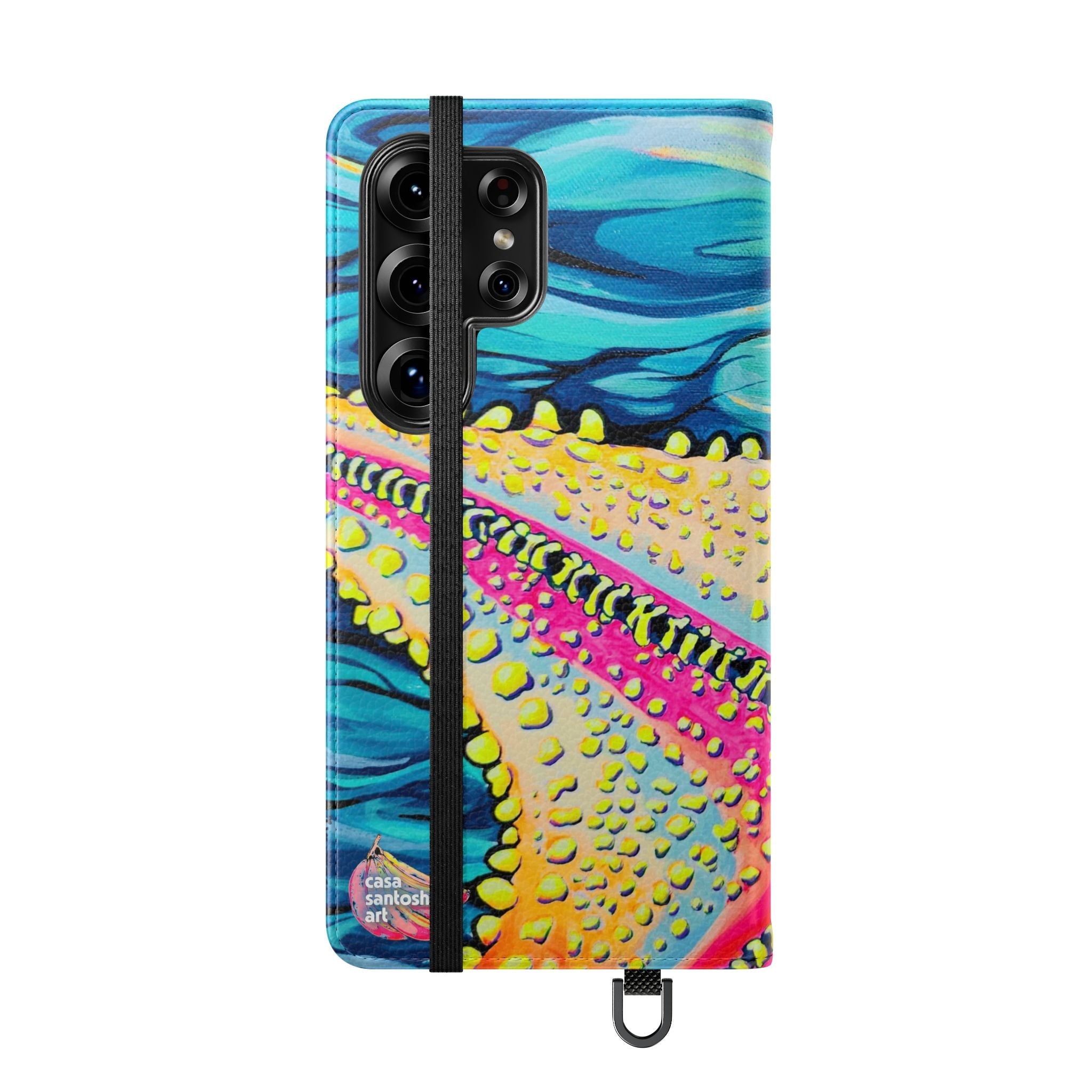 Starfish Beach Bocas Flip Phone Case – Wallet Cover with Card Slots
