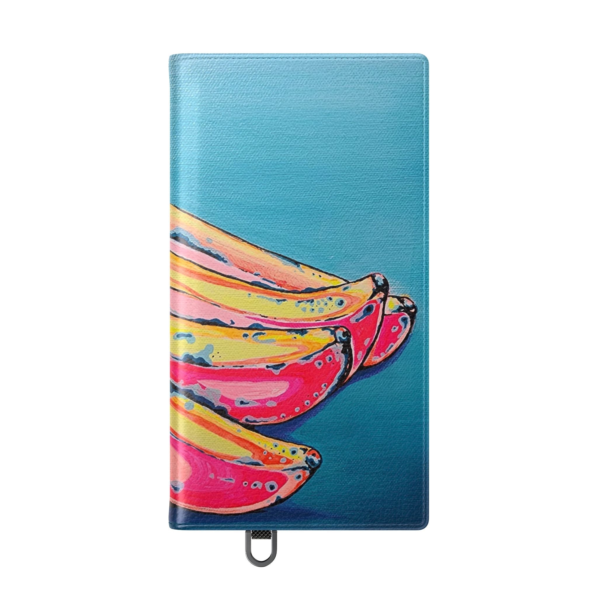 Neon Bananas Flip Phone Case – Wallet Cover with Card Slots