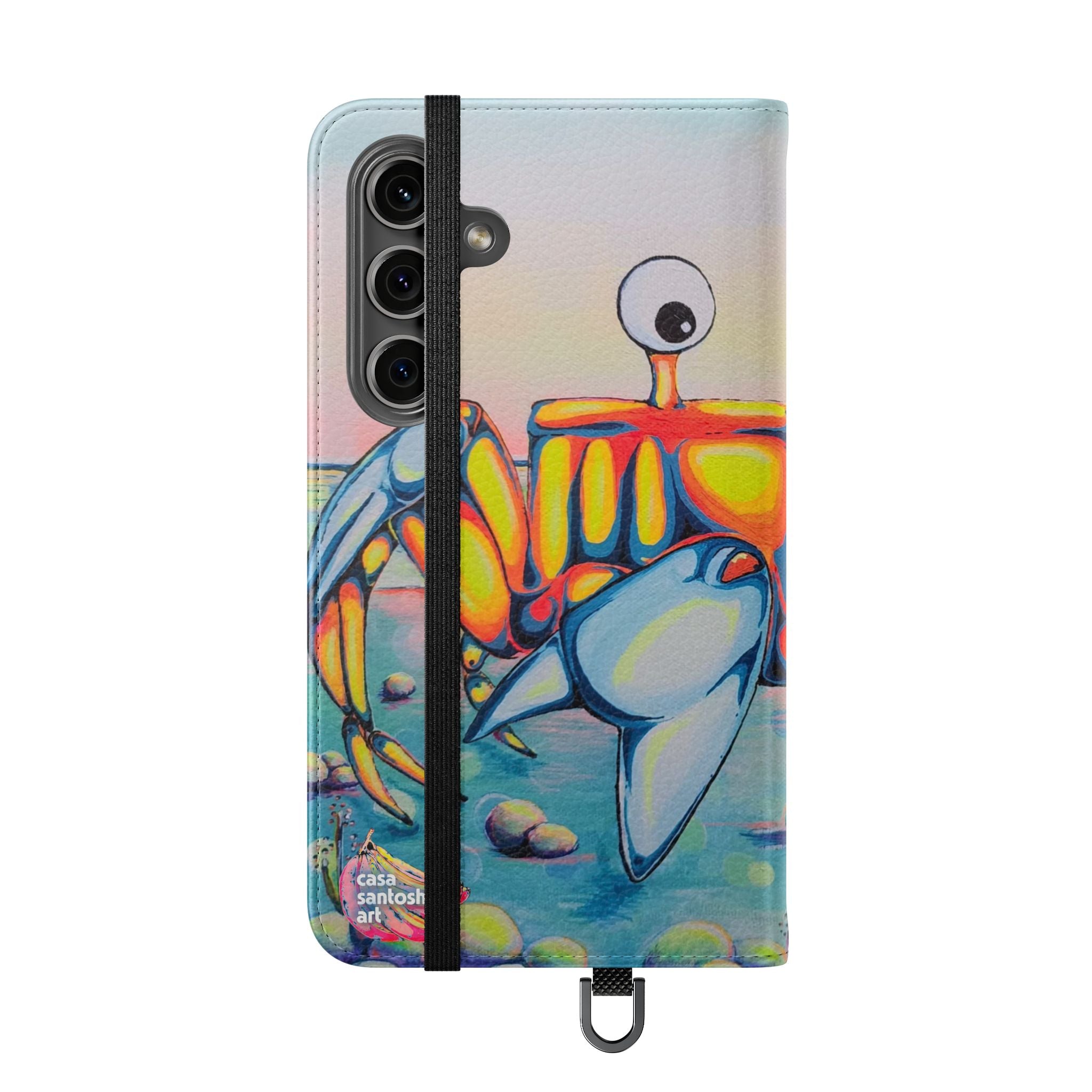 Cyclops Crab Flip Phone Case – Wallet Cover with Card Slots