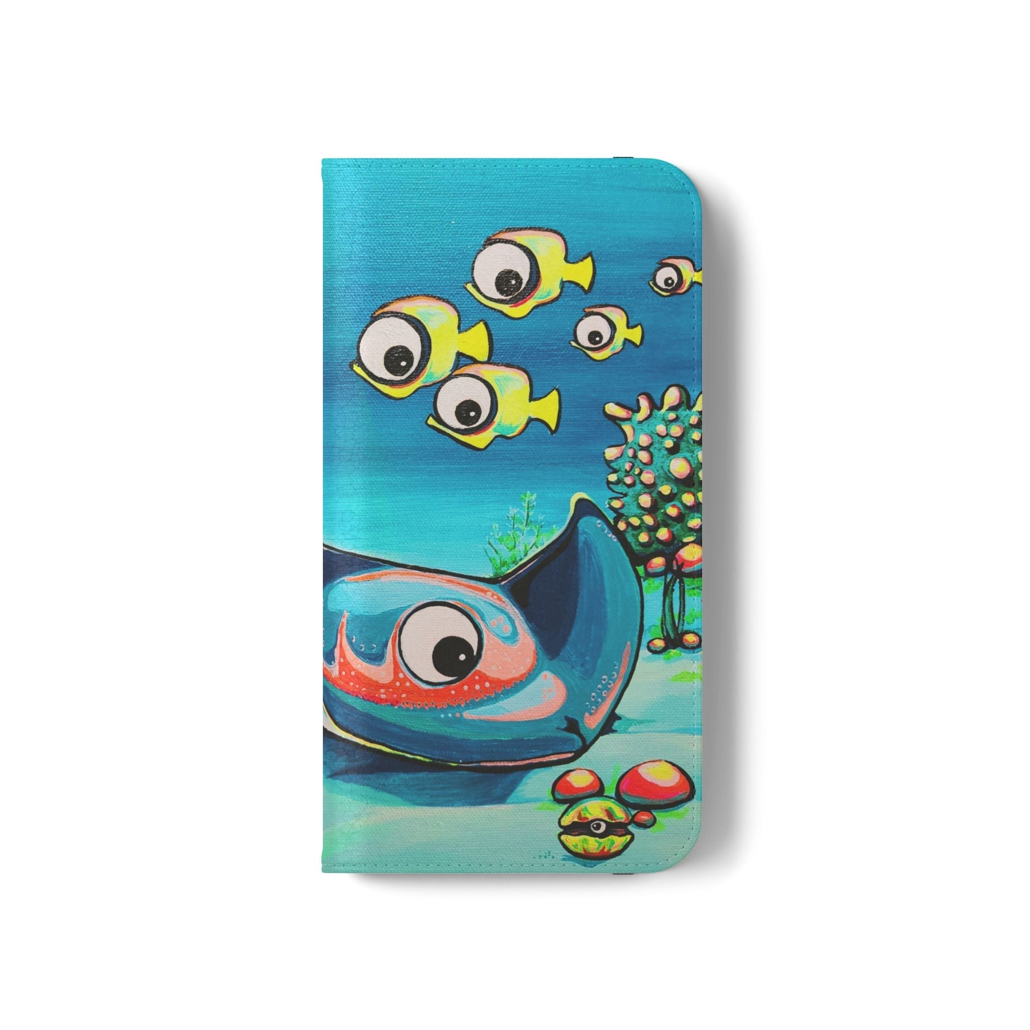 Cyclops Stingray Flip Phone Case – Wallet Cover with Card Slots