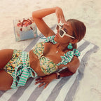Pizzazz Split Piece Bikini Swimsuit