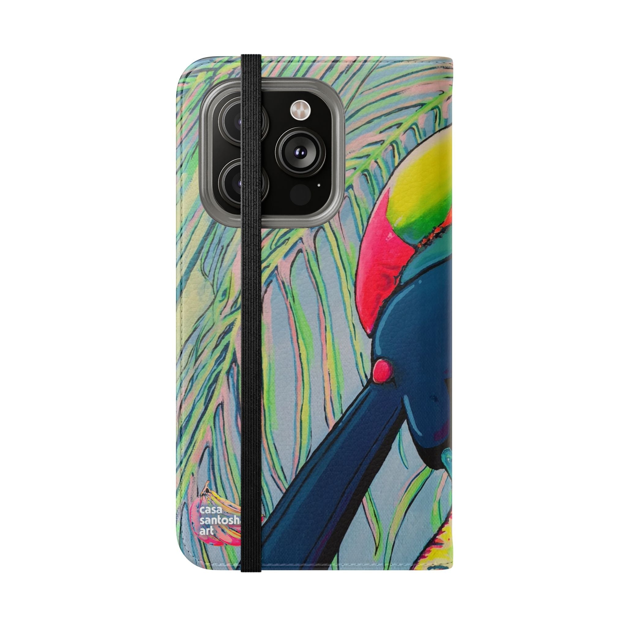 Cyclops Toucan Flip Phone Case – Wallet Cover with Card Slots