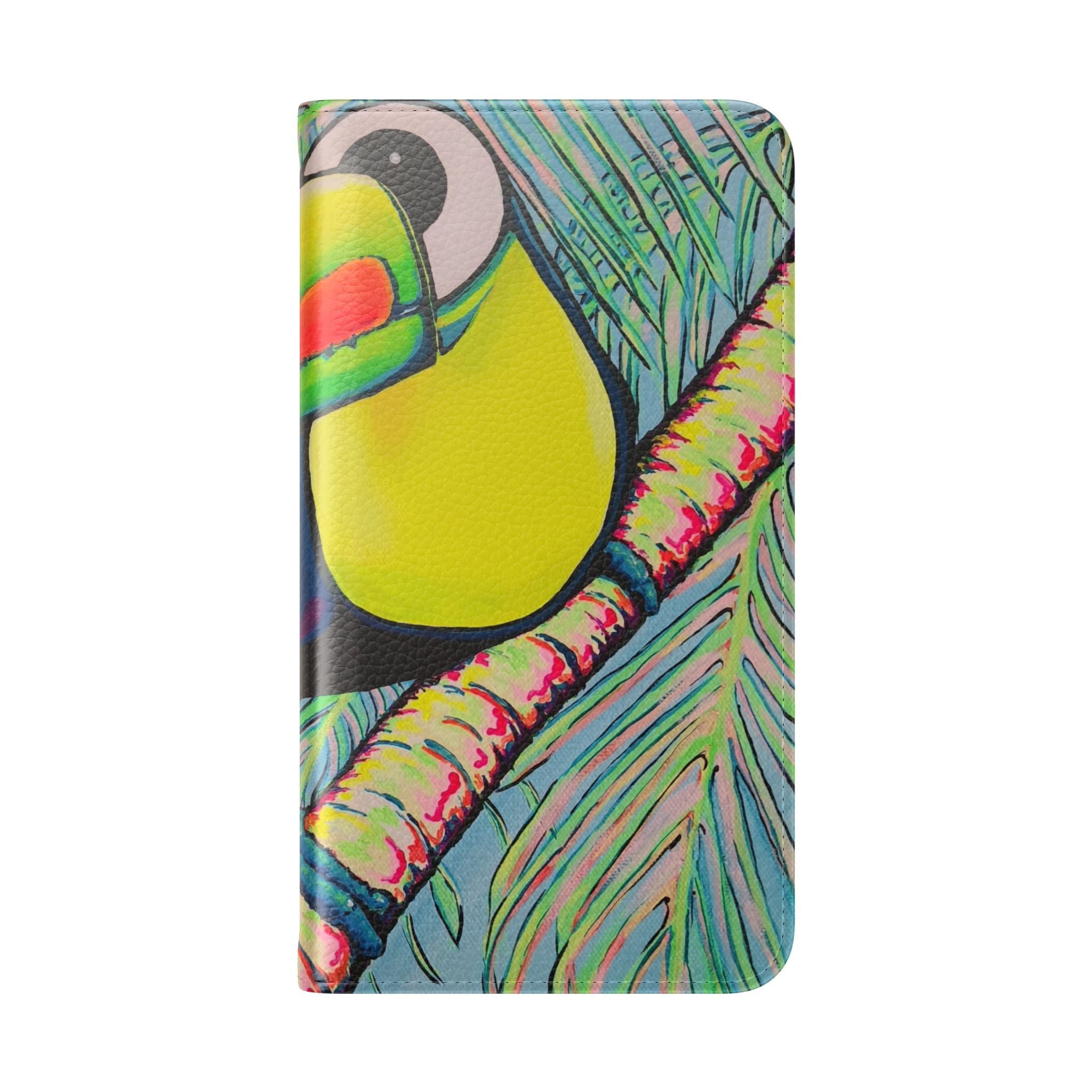 Cyclops Toucan Flip Phone Case – Wallet Cover with Card Slots