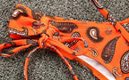 Split Spaghetti Strap Floral Print Bikini