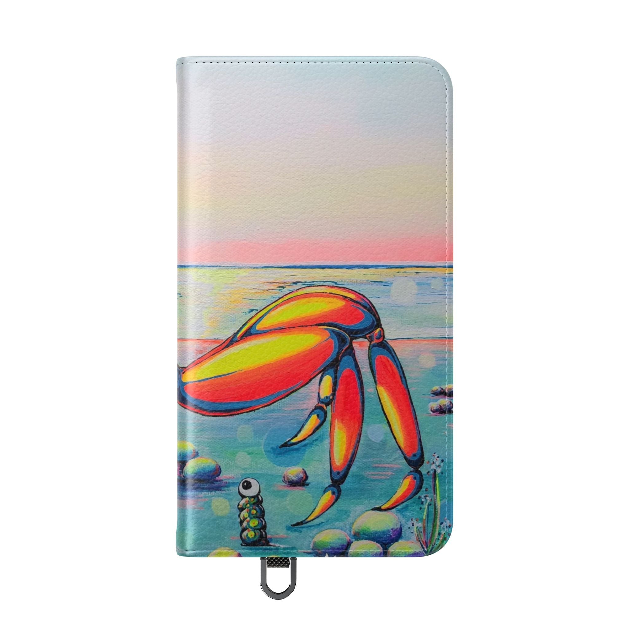 Cyclops Crab Flip Phone Case – Wallet Cover with Card Slots