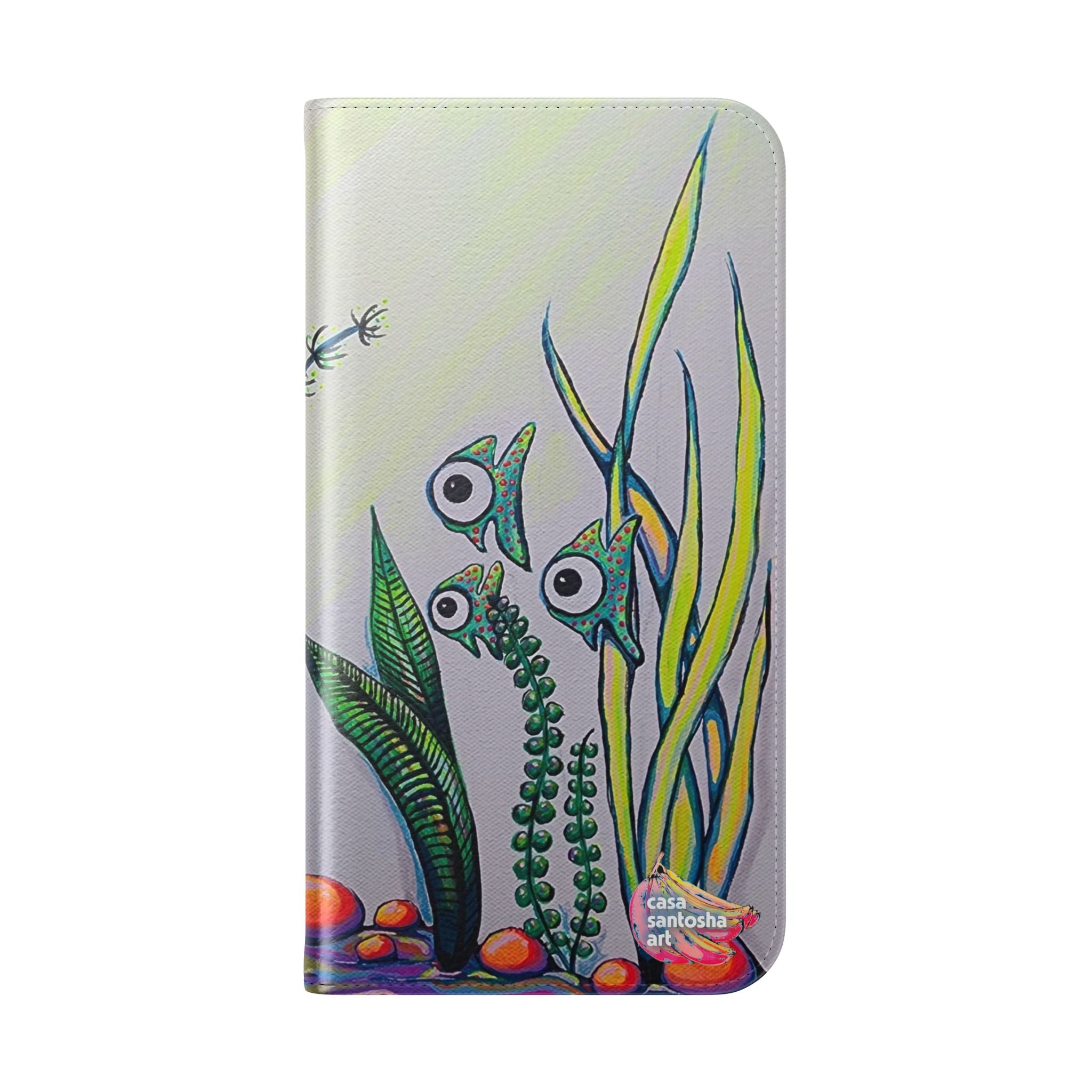 Cyclops Clam Flip Phone Case – Wallet Cover with Card Slots