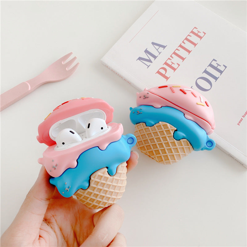 Ice Cream Cone Wireless Earphone Case