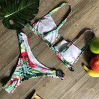Palms Print Bikini Swimwear