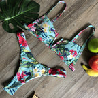 Palms Print Bikini Swimwear