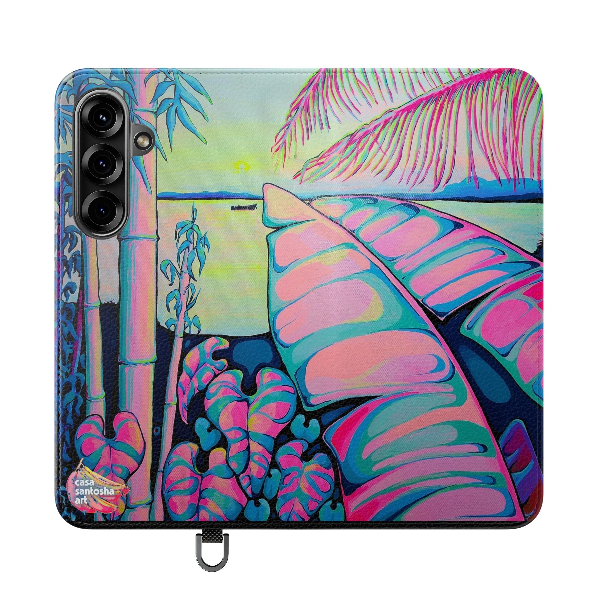 Serenity Bocas Flip Phone Case – Wallet Cover with Card Slots