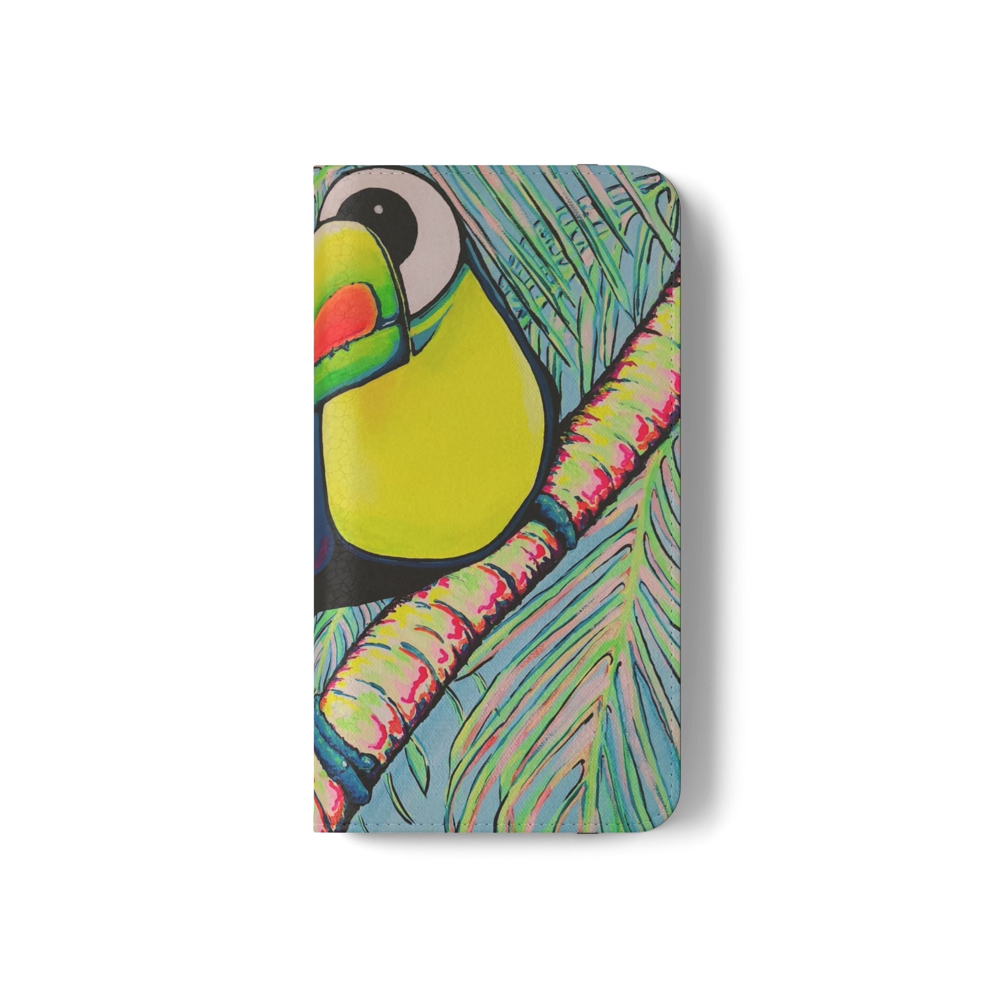 Cyclops Toucan Flip Phone Case – Wallet Cover with Card Slots