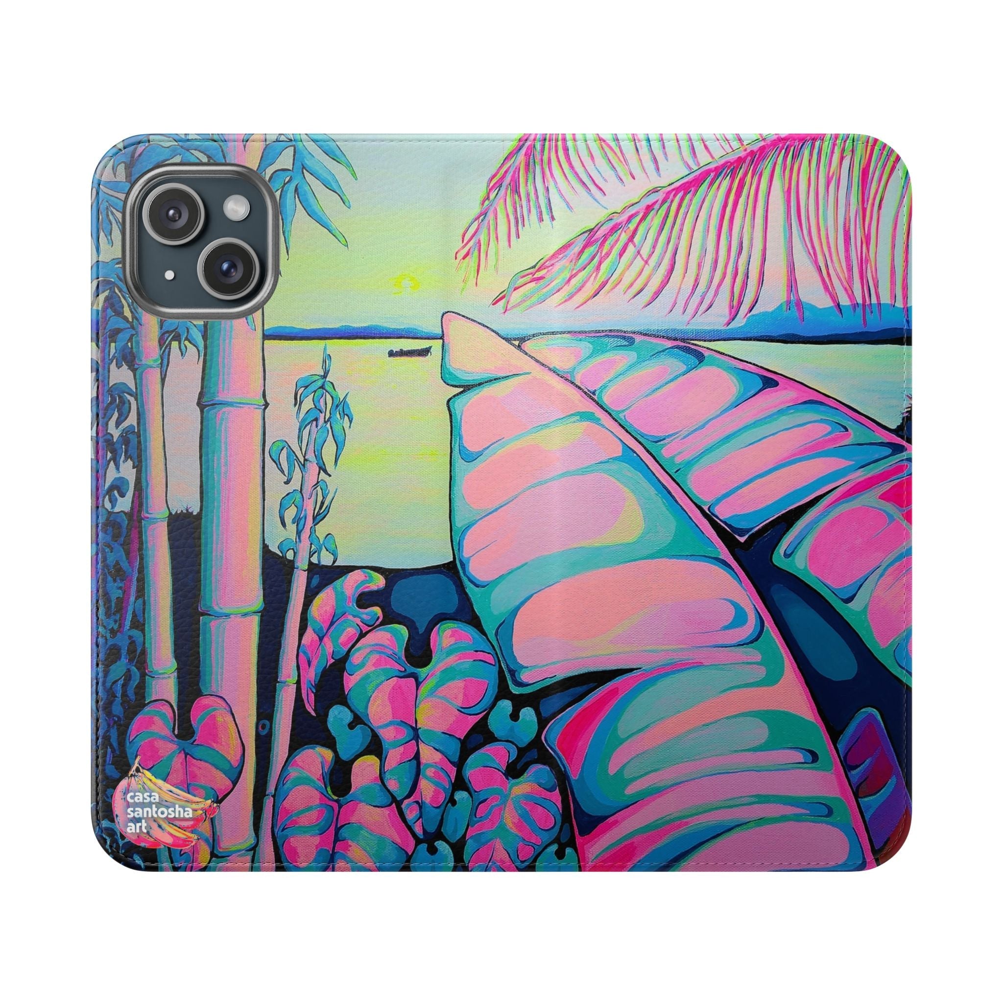 Serenity Bocas Flip Phone Case – Wallet Cover with Card Slots