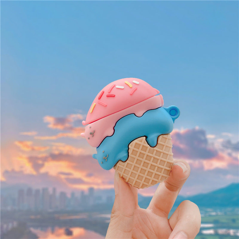 Ice Cream Cone Wireless Earphone Case