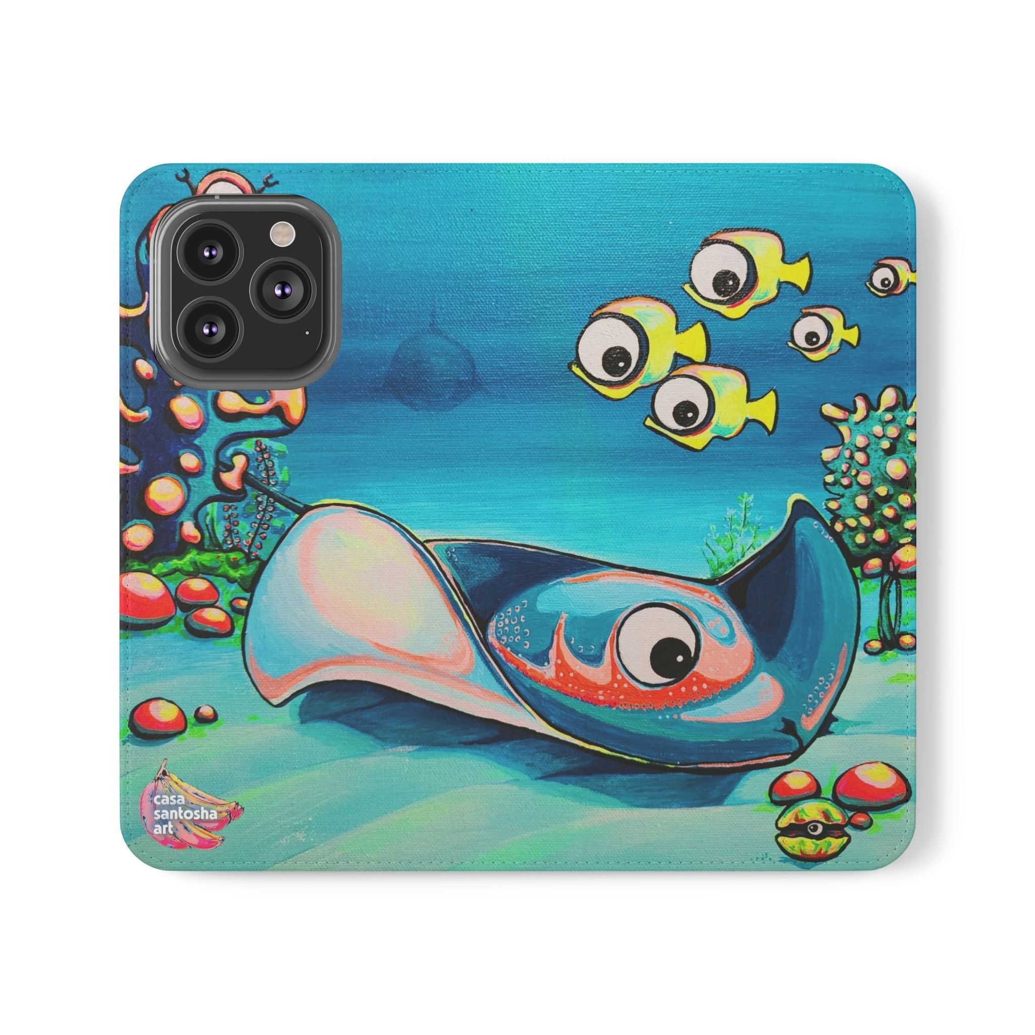 Cyclops Stingray Flip Phone Case – Wallet Cover with Card Slots