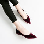 Pointed Toe Shallow Mouth Flats