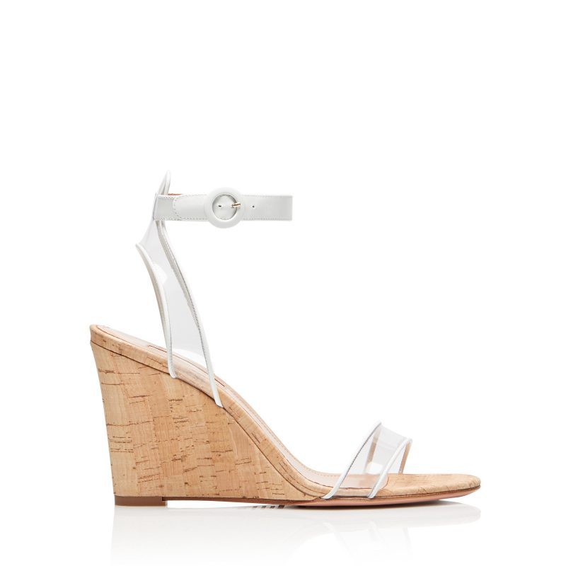 Clear and Wood Grain Wedges