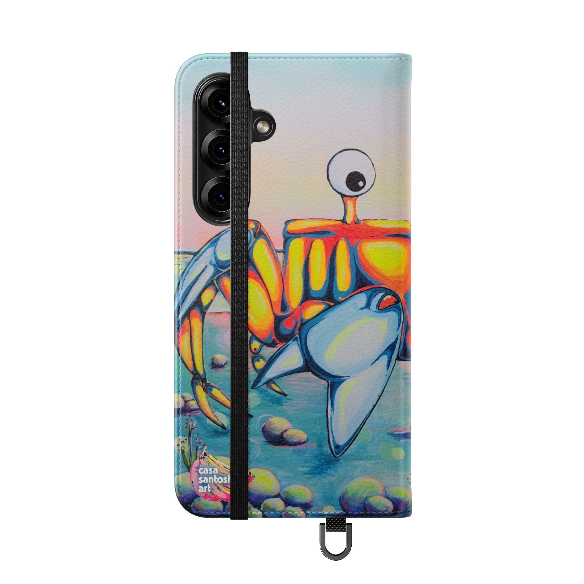 Cyclops Crab Flip Phone Case – Wallet Cover with Card Slots