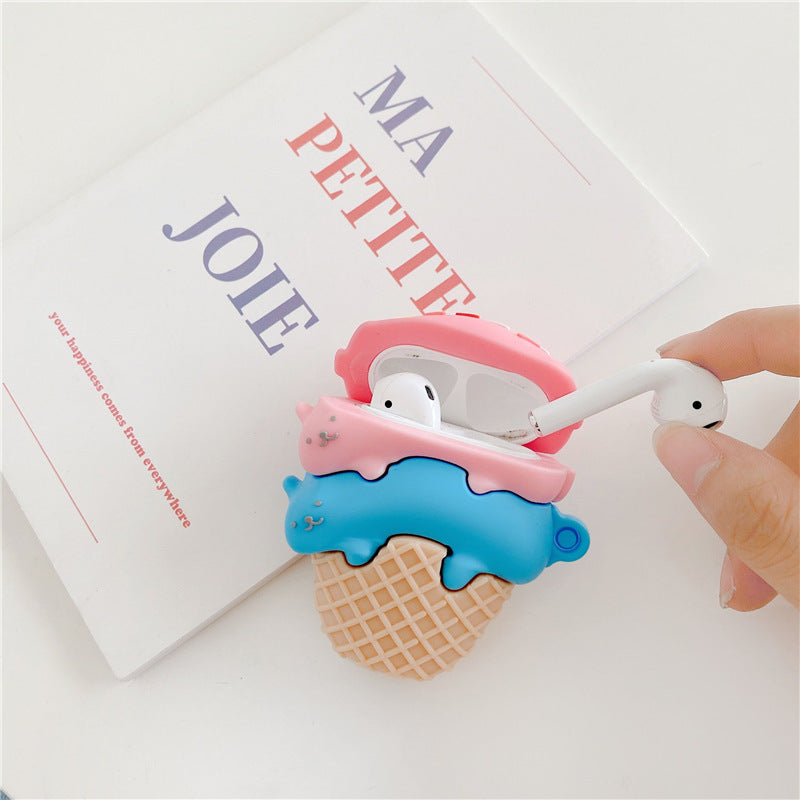 Ice Cream Cone Wireless Earphone Case