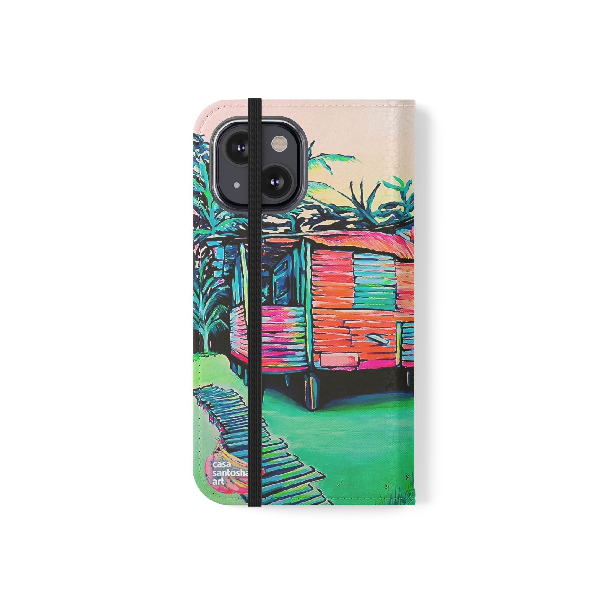 Luis Russell House Bocas Flip Phone Case – Wallet Cover with Card Slots