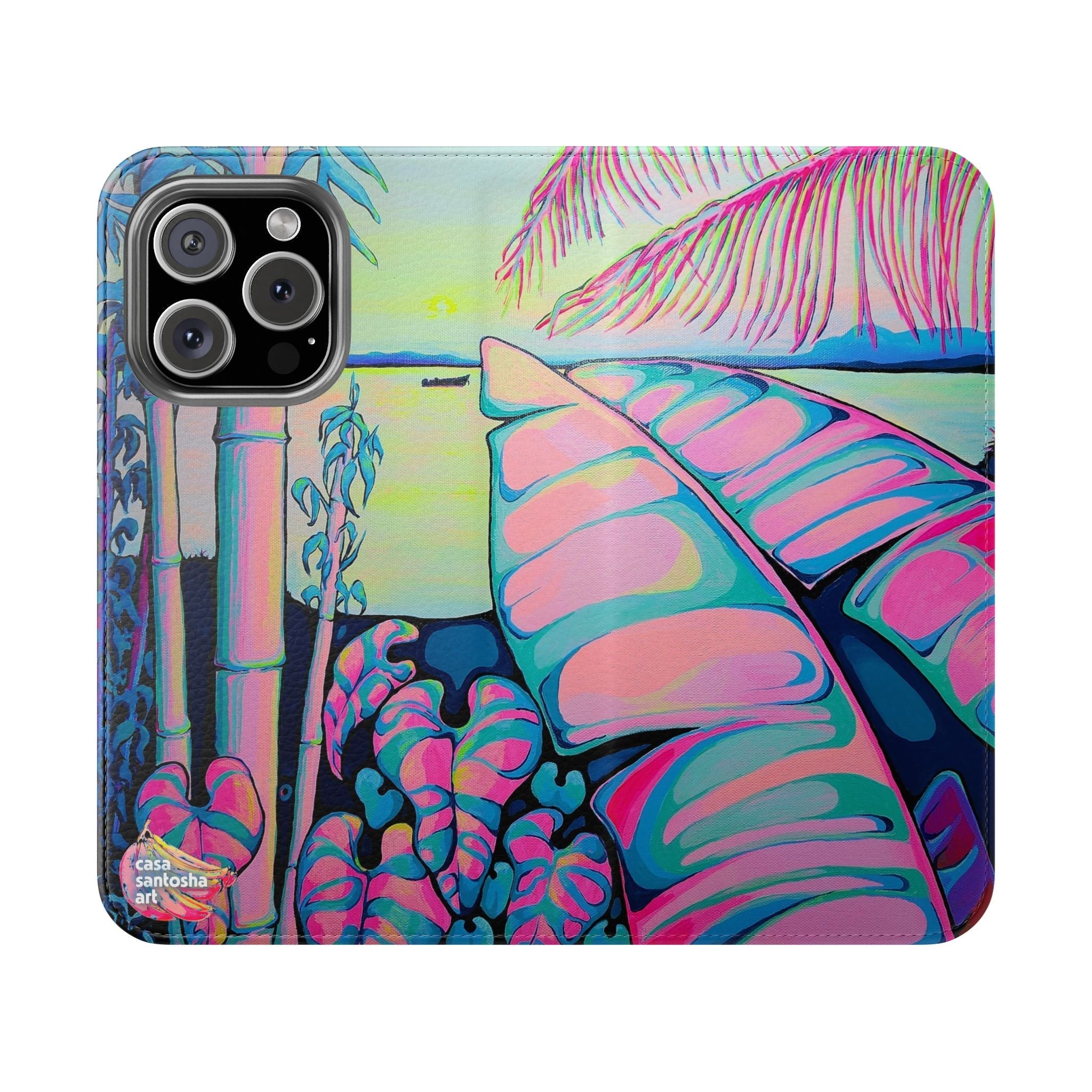 Serenity Bocas Flip Phone Case – Wallet Cover with Card Slots