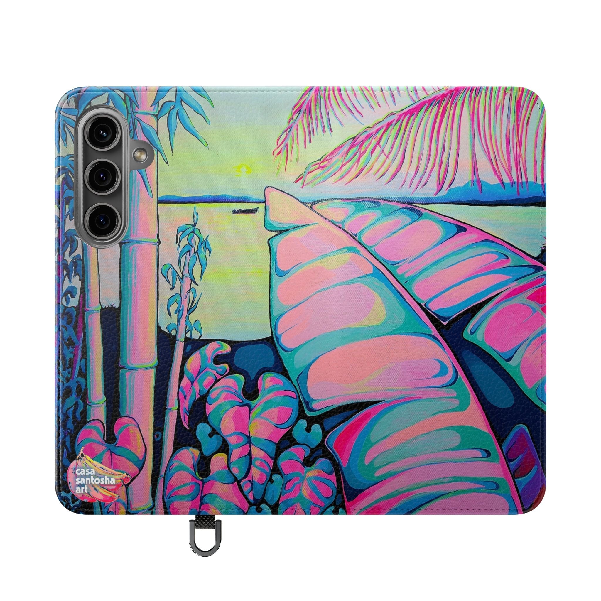 Serenity Bocas Flip Phone Case – Wallet Cover with Card Slots