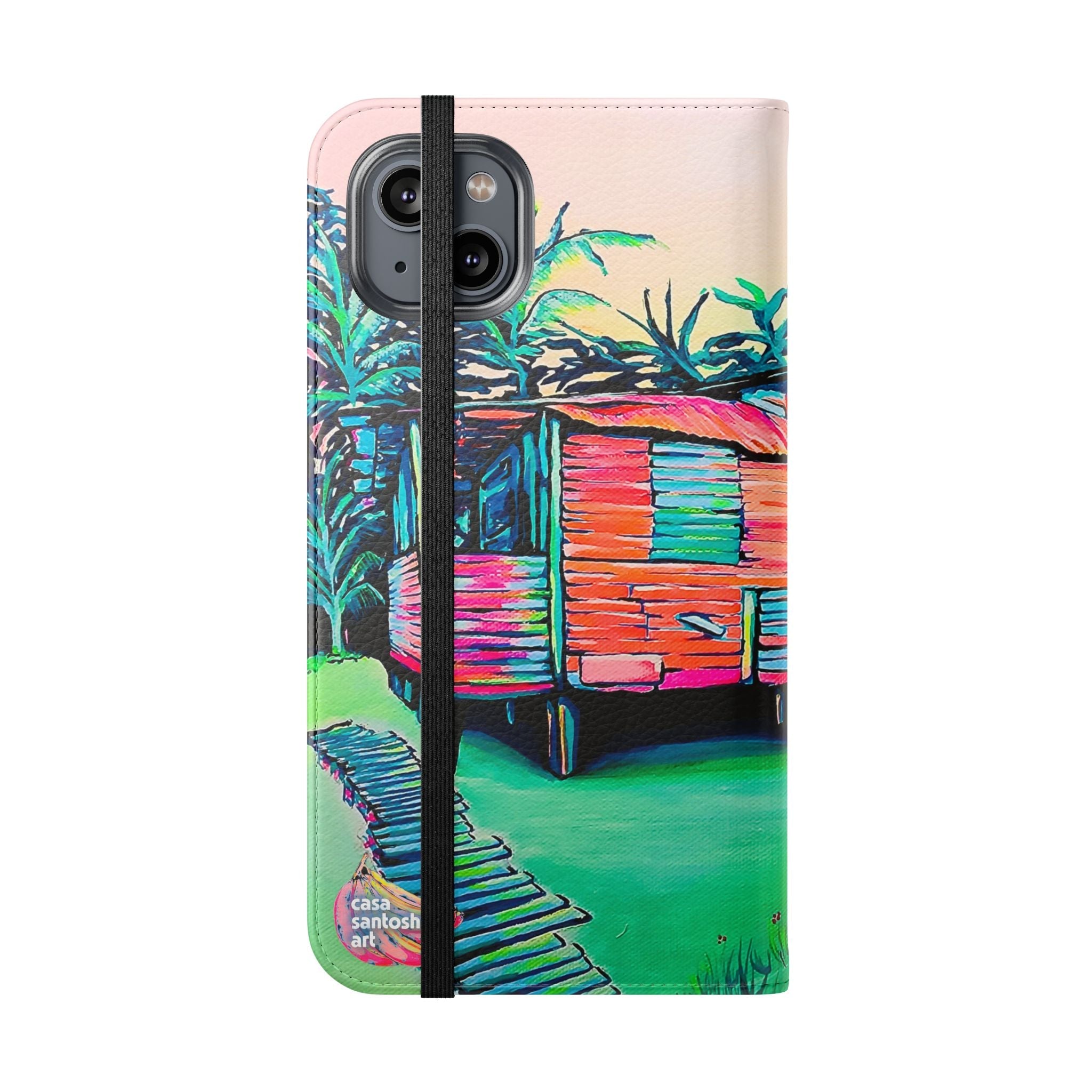 Luis Russell House Bocas Flip Phone Case – Wallet Cover with Card Slots