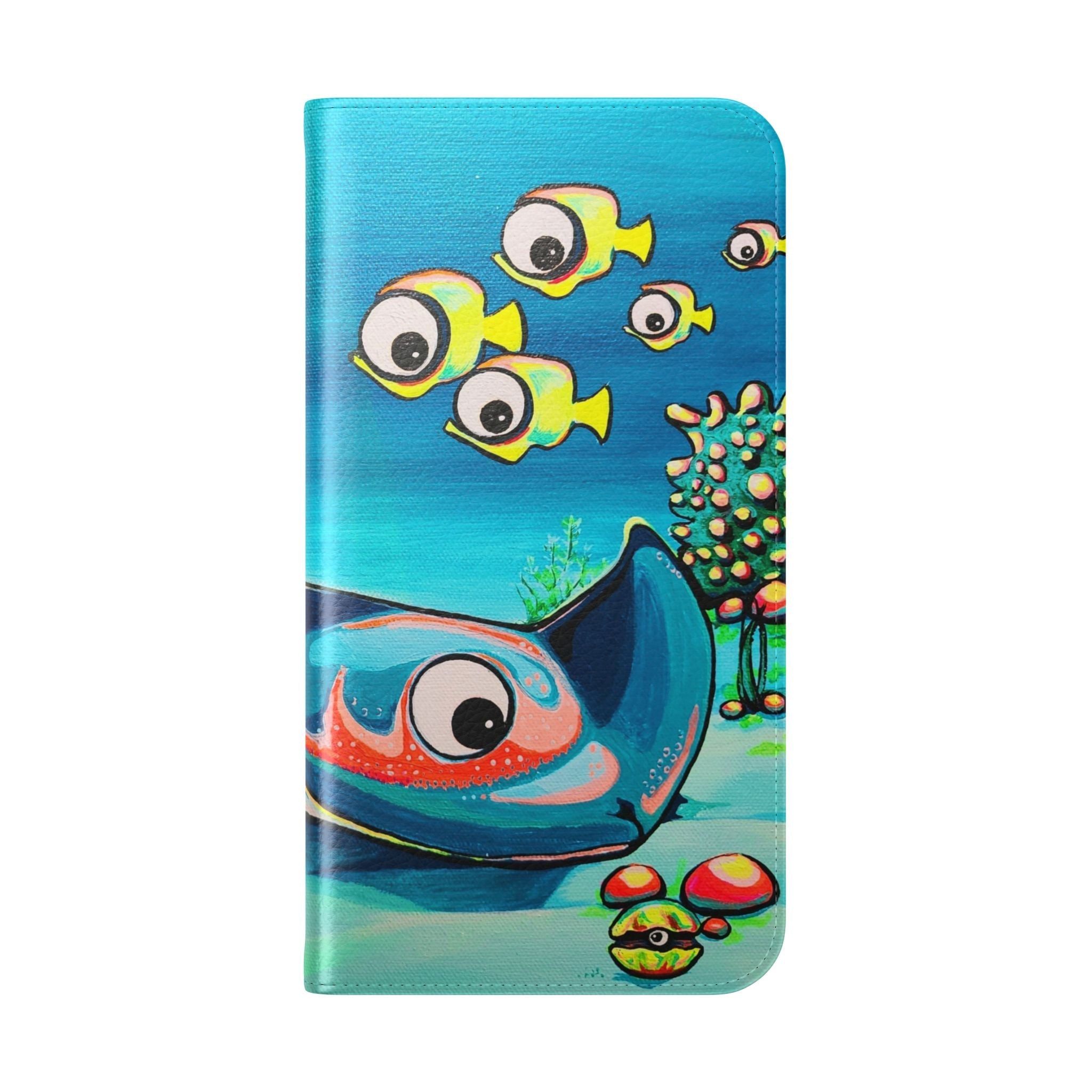 Cyclops Stingray Flip Phone Case – Wallet Cover with Card Slots