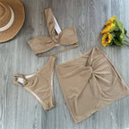 Cross Strap Bikini Set