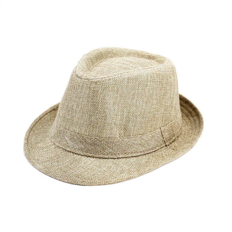 Summer Jazz Linen Straw Hat
