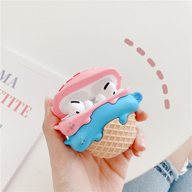 Ice Cream Cone Wireless Earphone Case