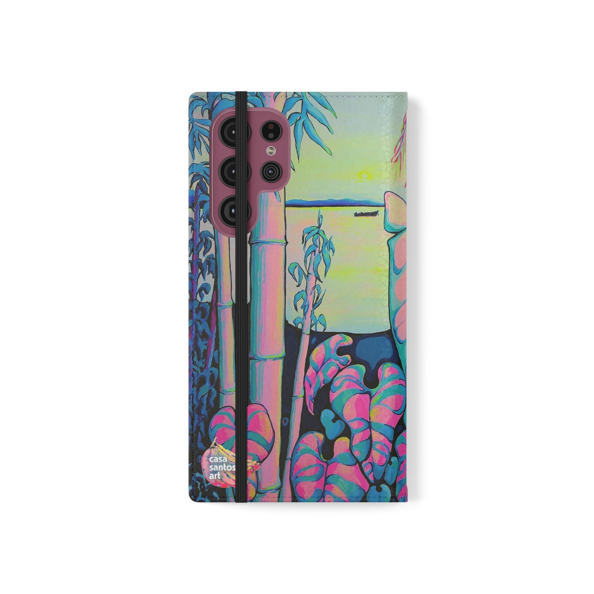 Serenity Bocas Flip Phone Case – Wallet Cover with Card Slots